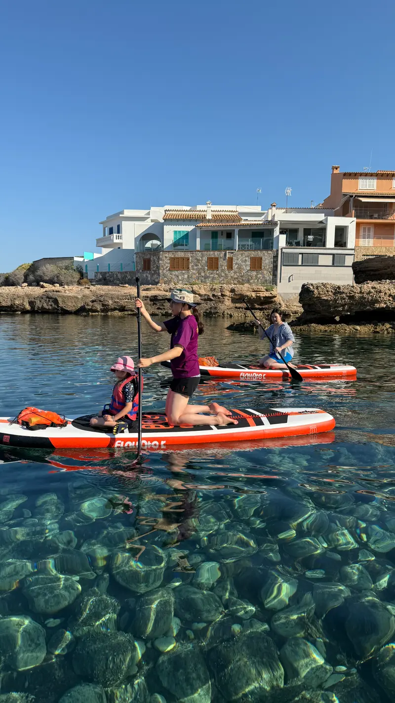 Paddle surf en Sant Elm