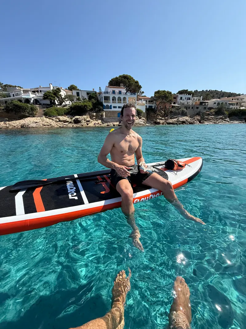 Paddle surf en Sant Elm